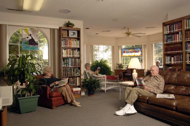 The quiet reading room